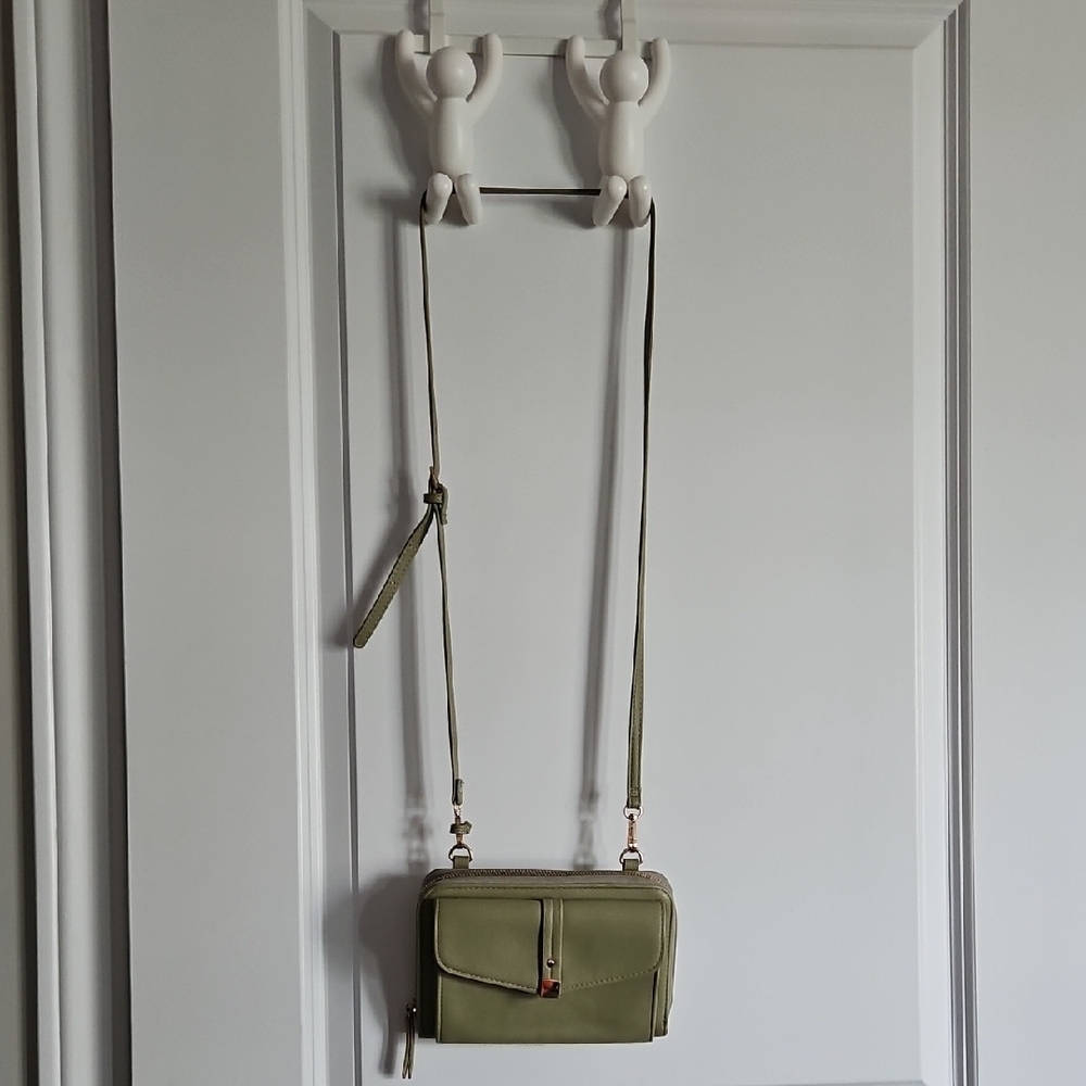 2/$20 Myztique - Olive Green Crossbody Bag - Perfect Size And Storage
